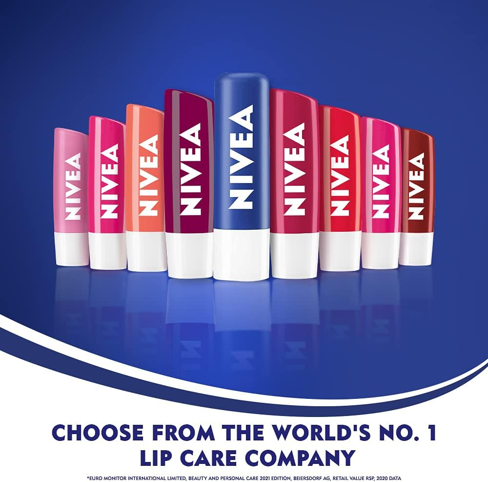 Nivea Fruity Shine Watermelon Lip Balm, 4.8Gm