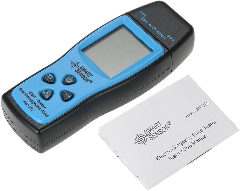 Domary Handheld Mini Digital LCD EMF Tester Electromagnetic Field Radiation Detector Meter Dosimeter Tester Counter image number 3