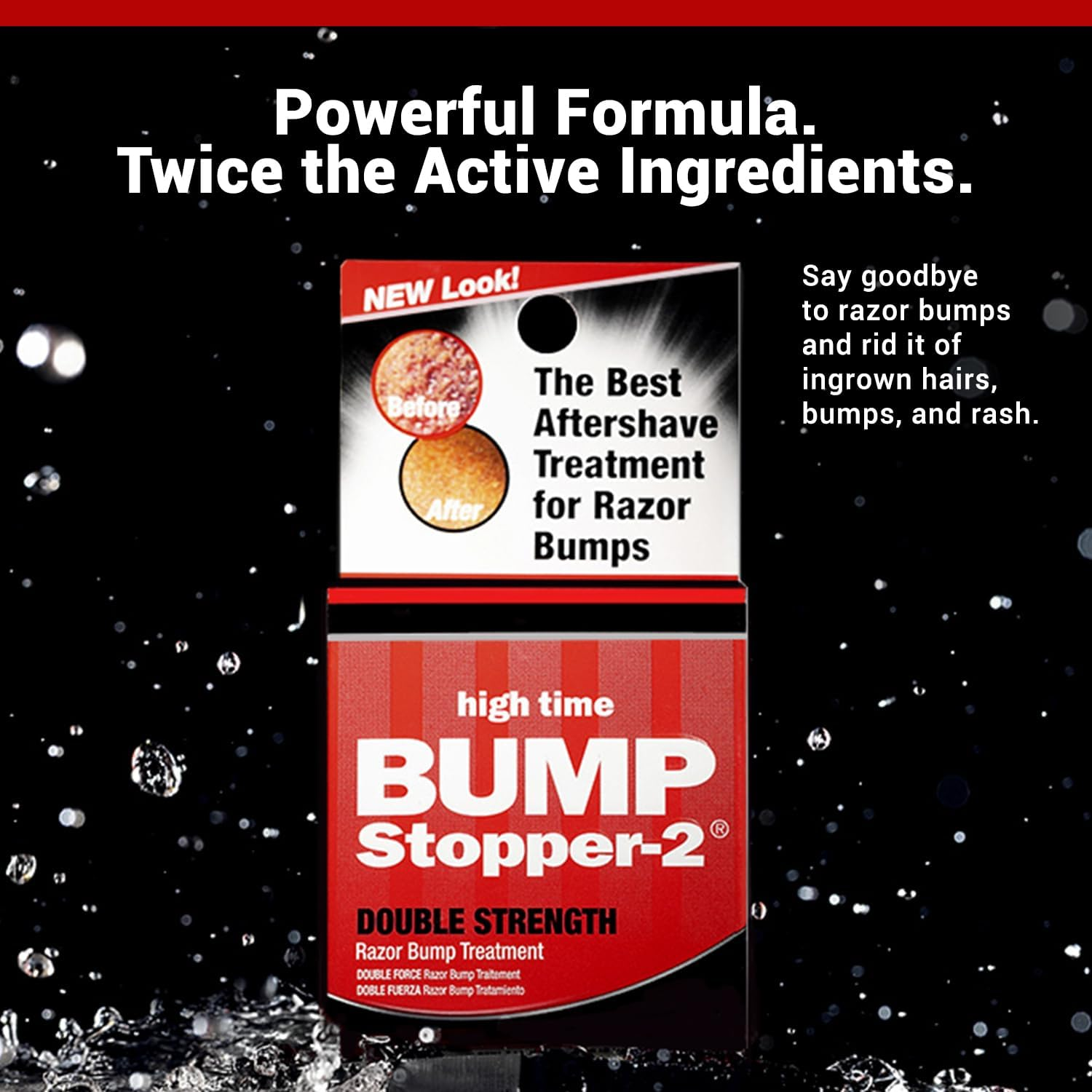 High Time Bump Stopper-2 Double Strength Razor Bump Treatment, 0.5 Oz (Pack of 5) image number 2