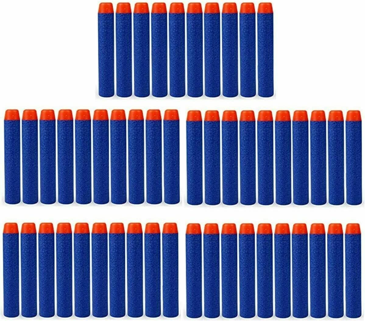 200 Nerf N Strike Blaster Compatible Dart Bullets,200Pcs Nerf Bullet Refill Darts Premium Foam Bullets Pack Compatible for Nerf N-Strike Elite Guns image number 5