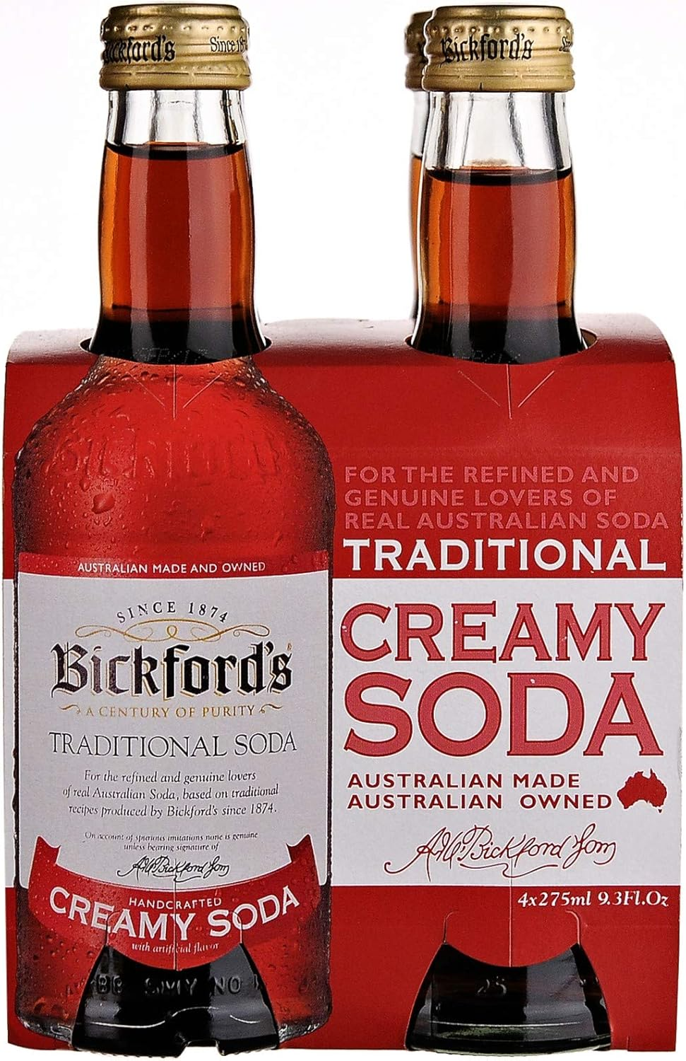 Bickford'S Creamy Traditional Soda, 4 X 218 G, Creamy Soda image number 5