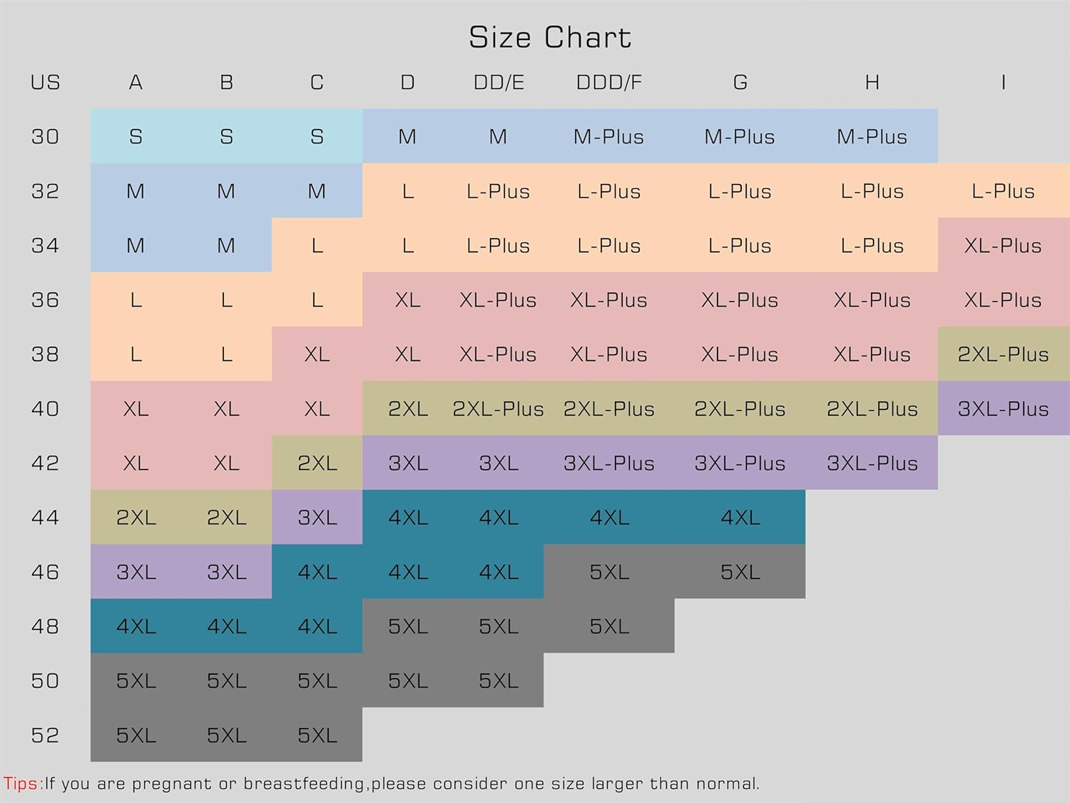 Suekaphin 5PACK Nursing Bra Wireless Bra Women'S Sleeping Maternity Bra Breastfeeding Bra image number 7