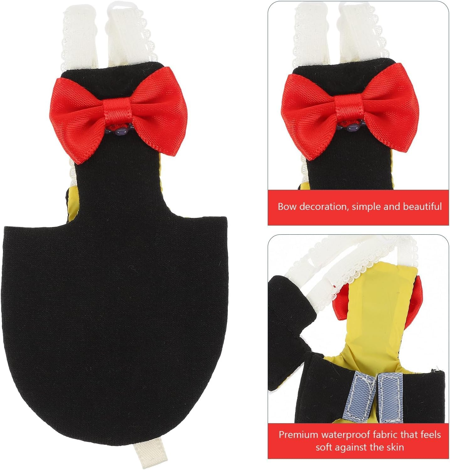 Bird Diaper Bird Flight Suit : Reusable Pigeon Diaper Bird Flying Clothes Washable Parrot Nappy for Parakeet Parrot Pigeons (L) image number 4