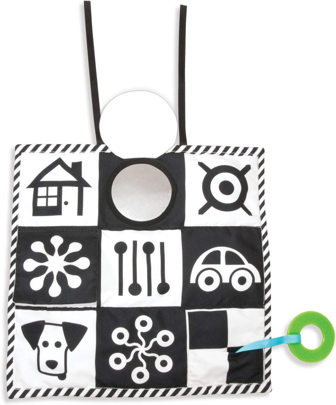 Manhattan Toy Wimmer-Ferguson Sights and Sounds Travel Activity Toy - Tummy Time