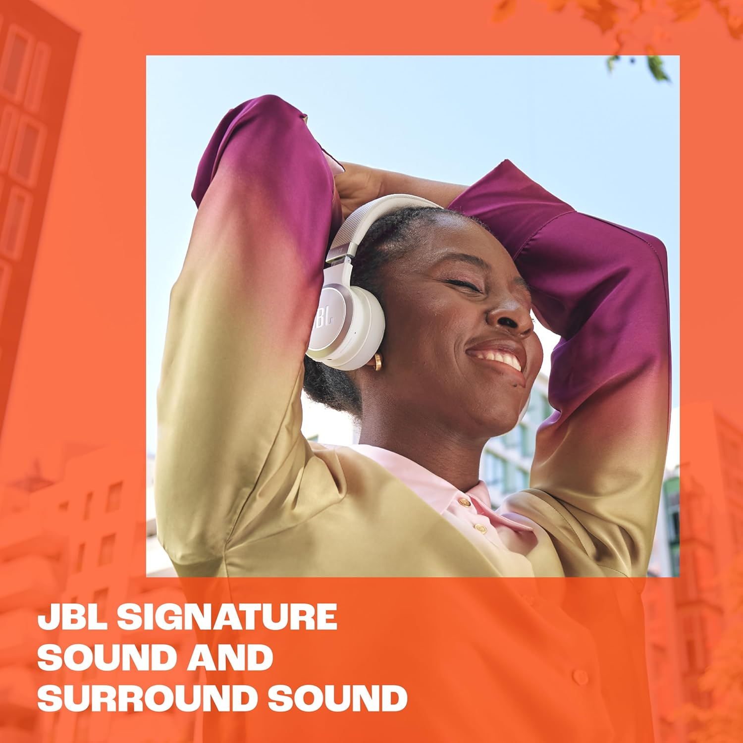 JBL Live 670NC - Wireless On-Ear Headphones with Adaptive Noise Cancelling with Smart Ambient, up to 70H Battery Life with Speed Charge, Lightweight, Comfortable and Foldable Design (Black)