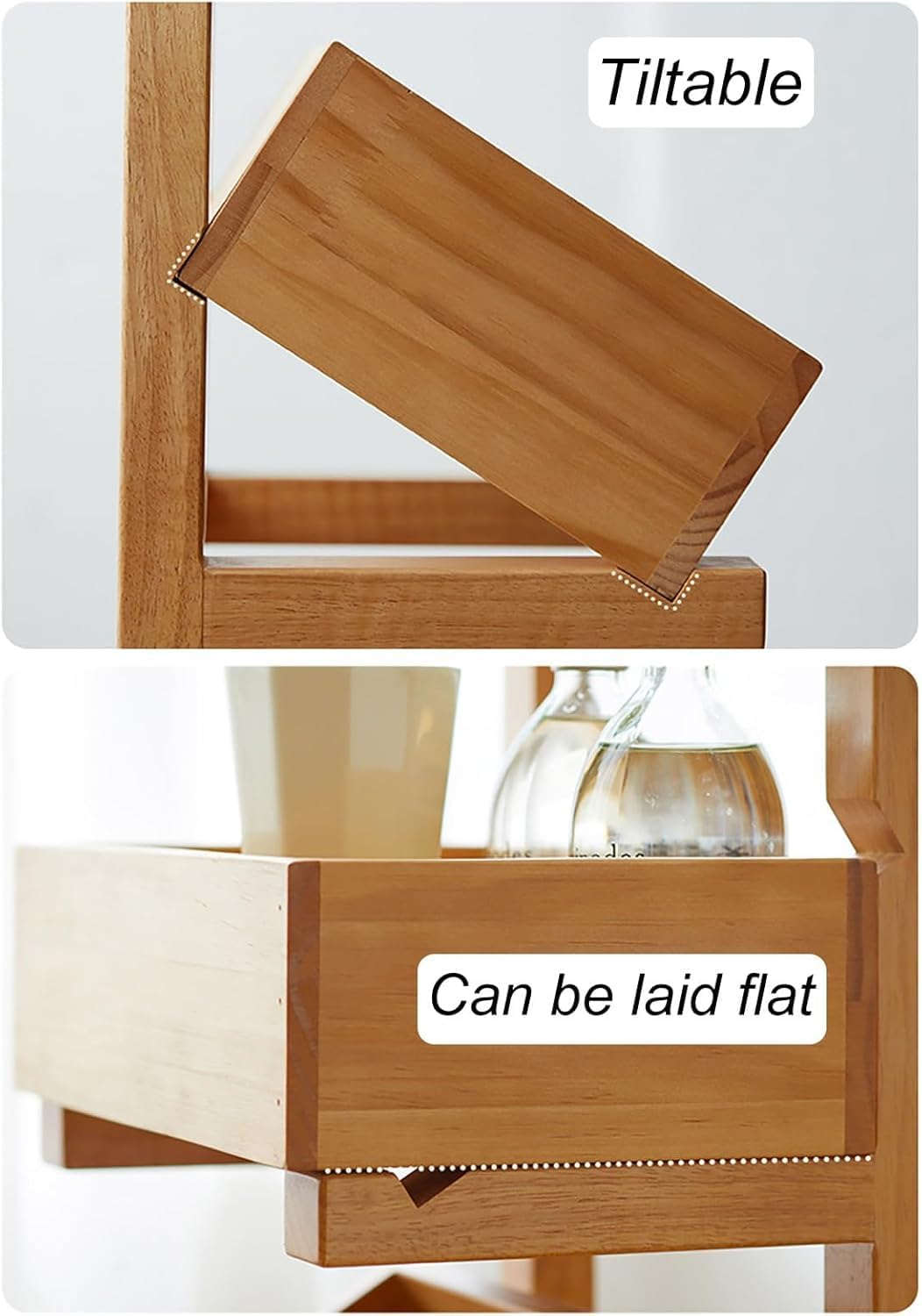 Snack Storage Rack Storage Baskets， Snack Display Stand for Produce/Fruit/Vegetable image number 1