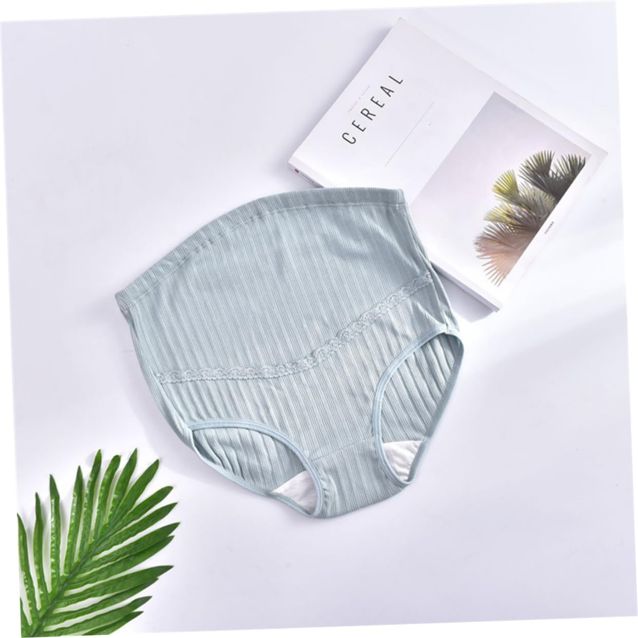3Pcs High Waist Maternity Panties Cotton Comfortable Underwear for Pregnant Women Tummy Control image number 2
