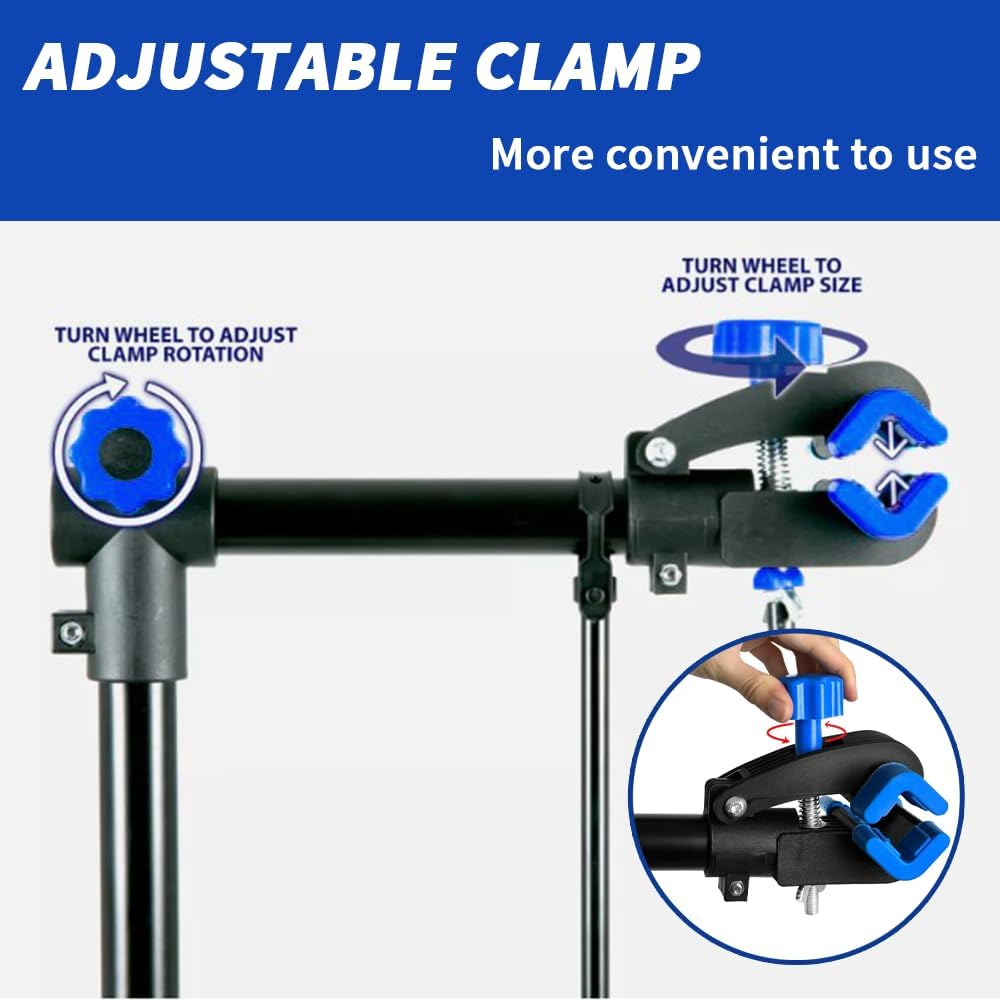 TOMVAES Bike Repair Stand,Shop Home Bicycle Mechanic Maintenance Rack,Height Adjustable for Home Bicycle Mechanic Quick Rele image number 3