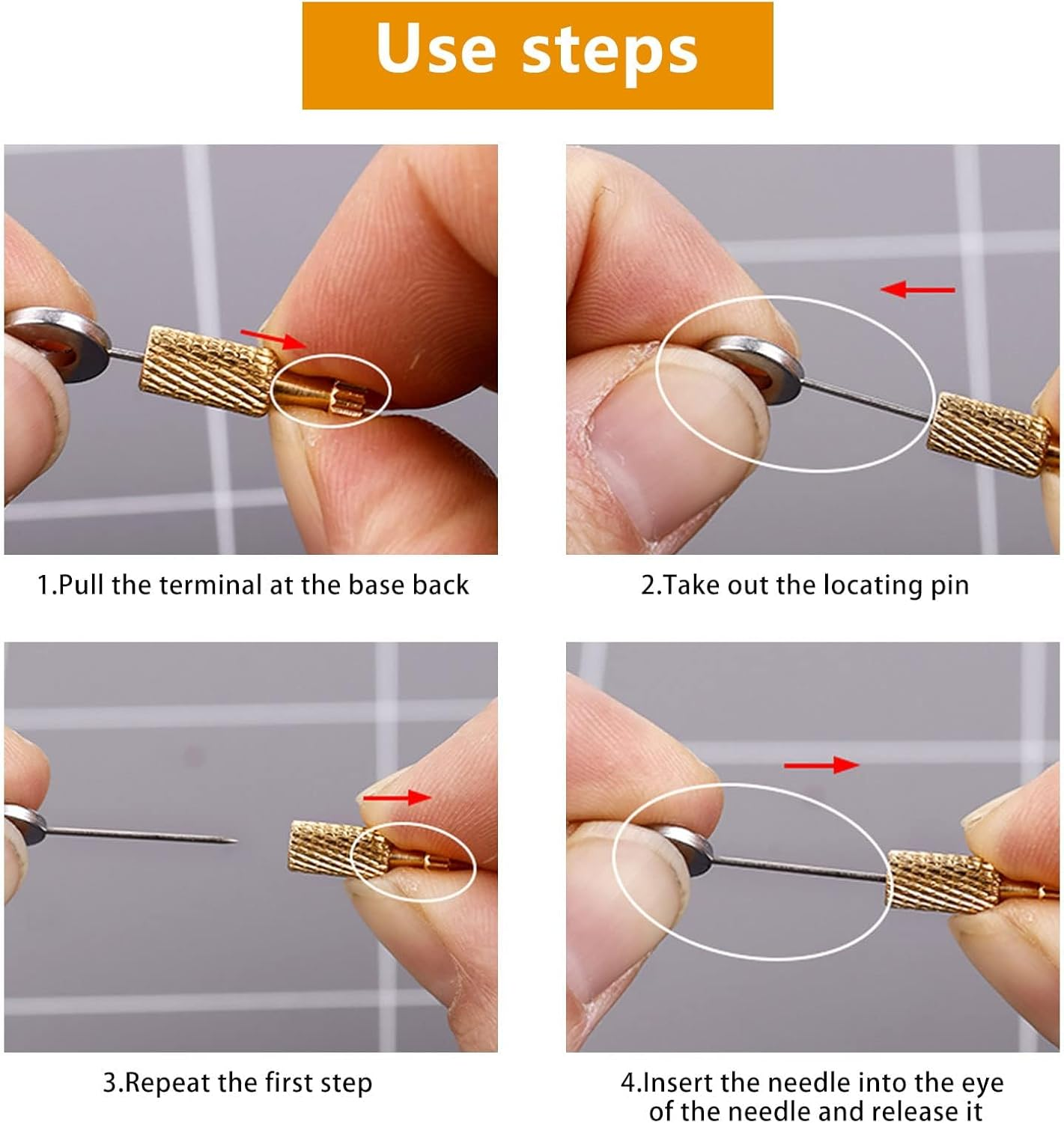 Lyshujli 20Pcs Leather Suture Positioning Needles,Diy Leathercraft Located Needles Leather Locking Pins, Leather Craft Stitching Fixed Suture Needles for Holding Seam Pinning up Leather Sewing image number 2