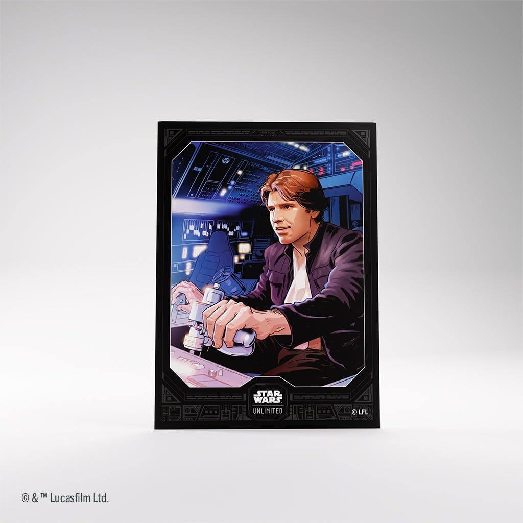 Gamegenic Star Wars Unlimited Art Sleeves - Han Solo image number 6