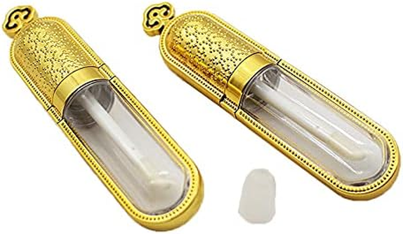 COSIDEA 24 PCS Refillable Empty 5Ml GOLD Crown Lip Gloss Tubes with Wand，Cute Lipgloss Containers， DIY Lip Gloss Making Kit Container Bulk Wholesale
