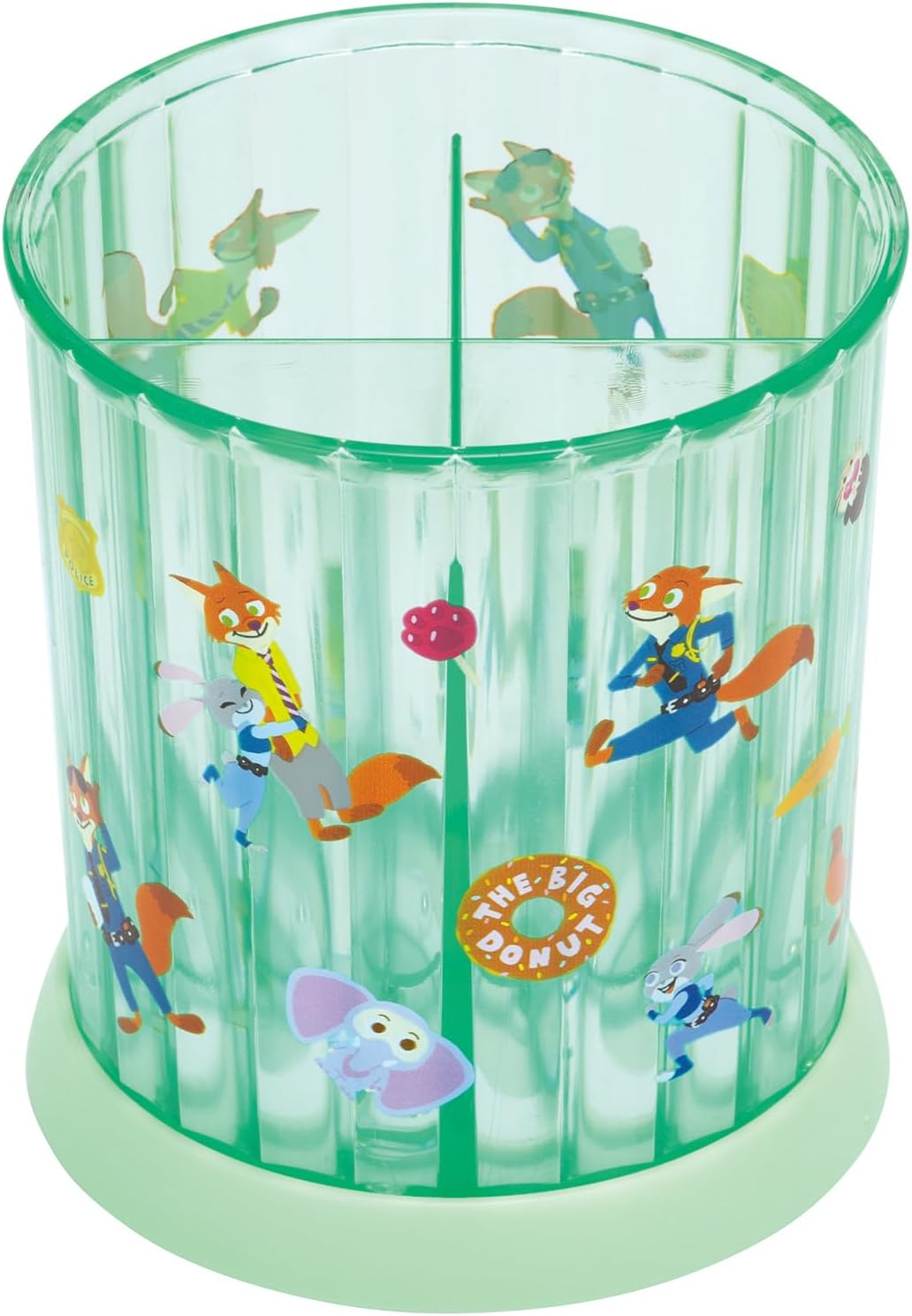 Skater SRS1-A Rotating Accessory Stand, Diameter 3.9 Inches (10 Cm), 4 Divided Compartments, Disney Bay Max