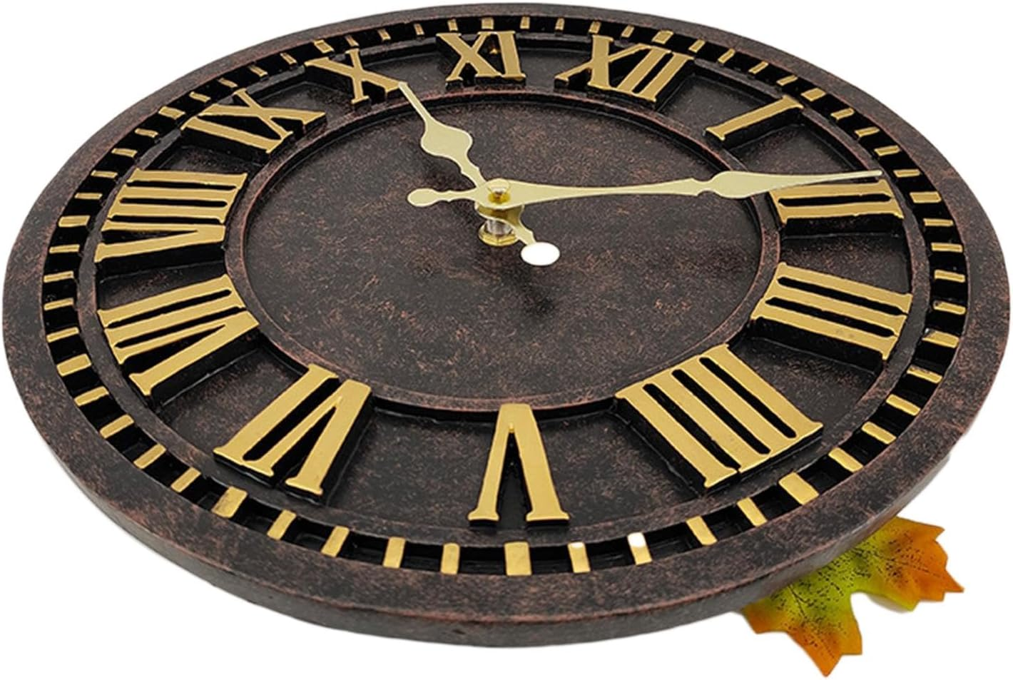 Outdoor Wall Clock Vintage Waterproof Garage Fence Lawn Garden Office Yard 12" image number 5