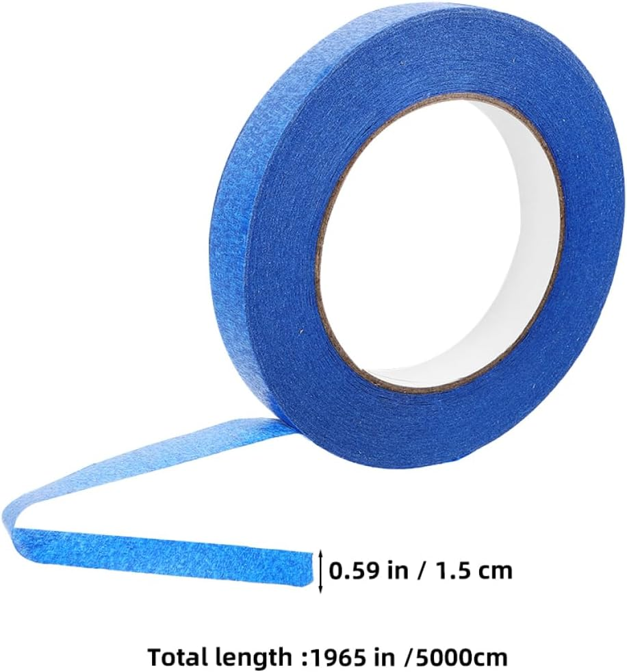 GANAZONO 4Rolls Edge Tape Strong Adhesive Thin Masking Tape Automotive Paint Supplies Diy Projects image number 1