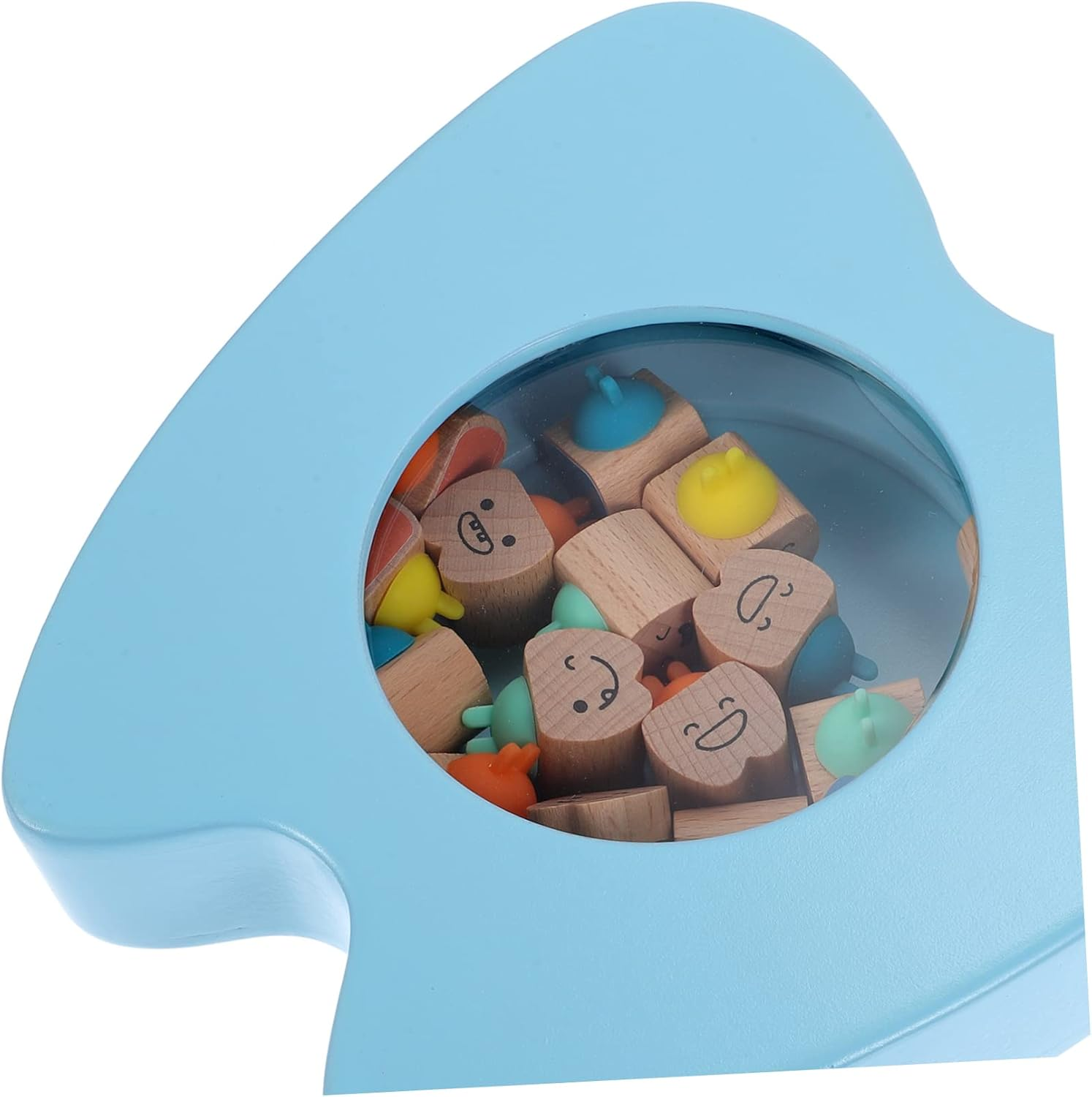 ERINGOGO Tooth Keepsake Box Wooden Tooth Storage Organizer Adorable Design for Preserving Childhood Memories Boys image number 2