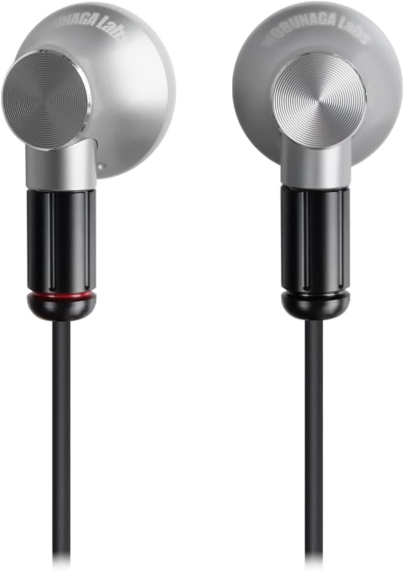 Wisetech NOBUNAGA Labs MMCX Compatible In-Ear Earphones, Silver image number 5