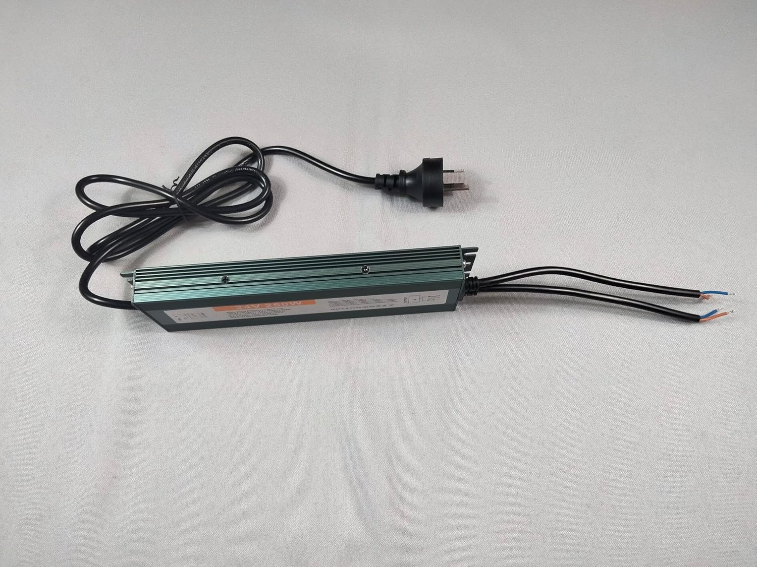 LED Power Supply 24VDC 250W IP67 Waterproof, Universal Input AC170-250VAC, with Standard Plug 130Cm Length,24V DC Constant Voltage Output LED Transformer Driver for Outdoor LED Lights image number 3