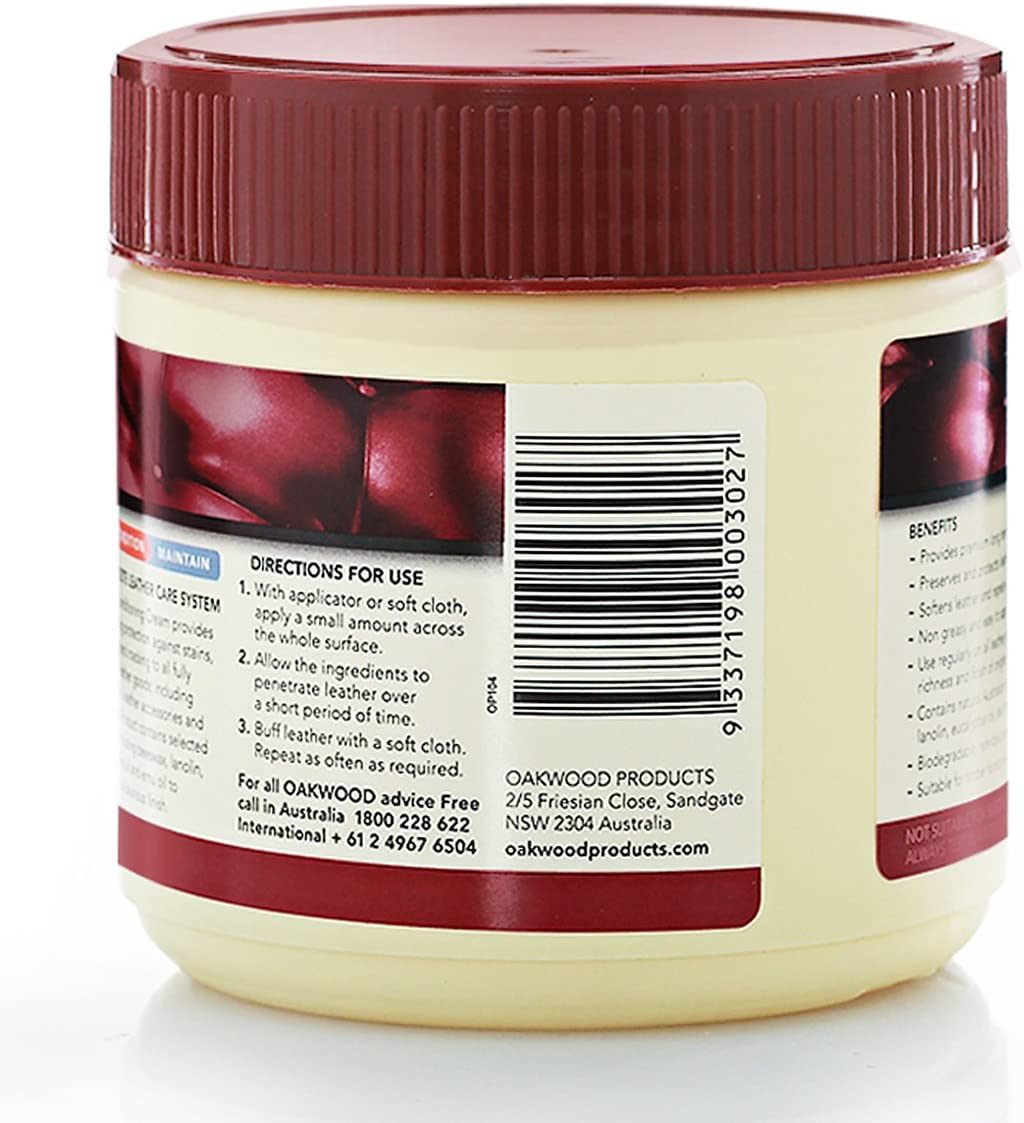 OAKWOOD Household Leather Care Conditioning Cream 350 Ml, White, 4115 image number 5