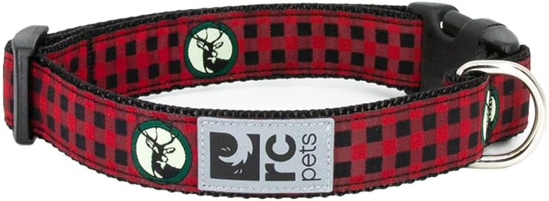 RC Pets 1 Inch Adjustable Dog Clip Collar, Medium, Bright Paisley image number 1