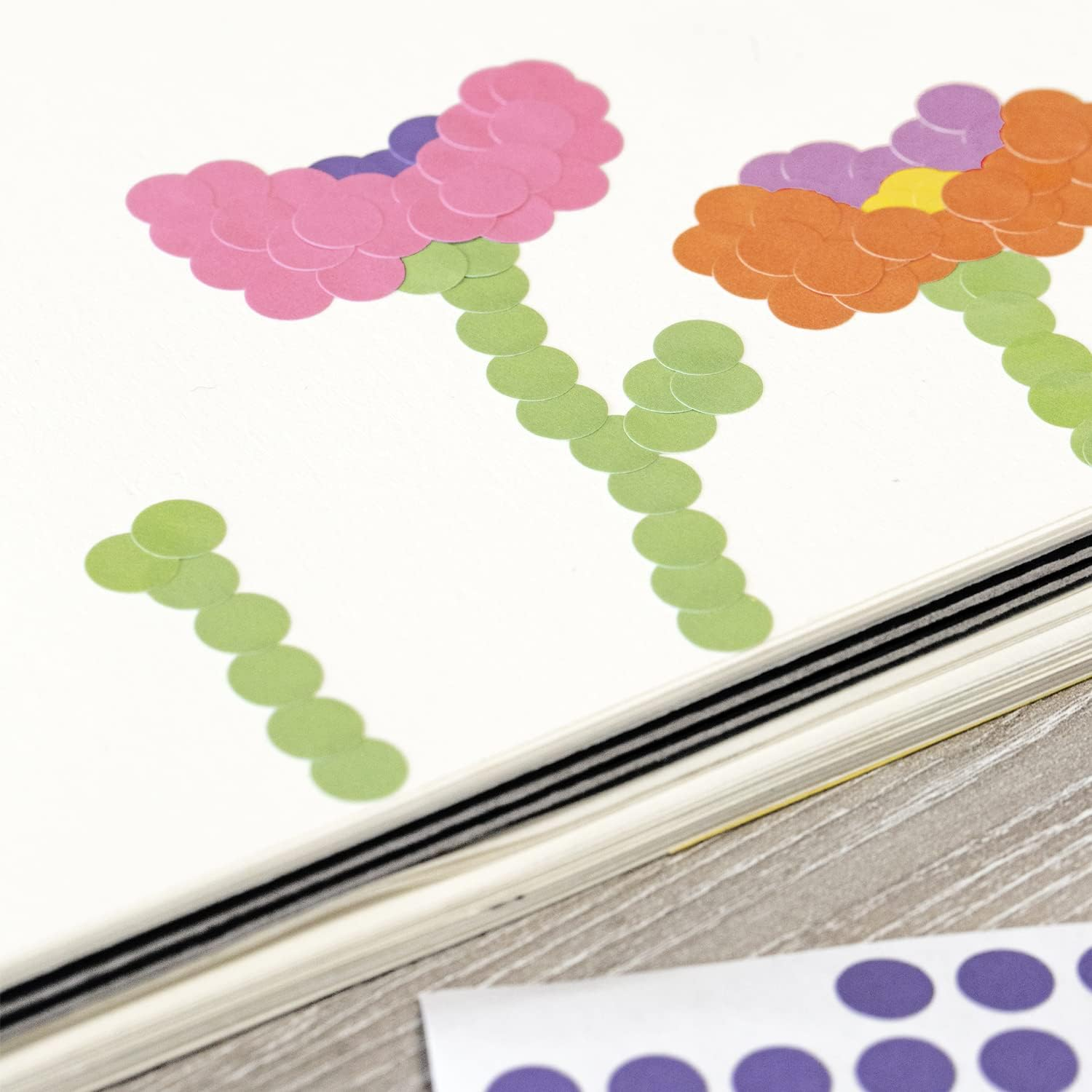 Ashton and Wright - 880 Easy Peel Colour Coding Labels - 8Mm Dot Stickers - Pastel image number 1
