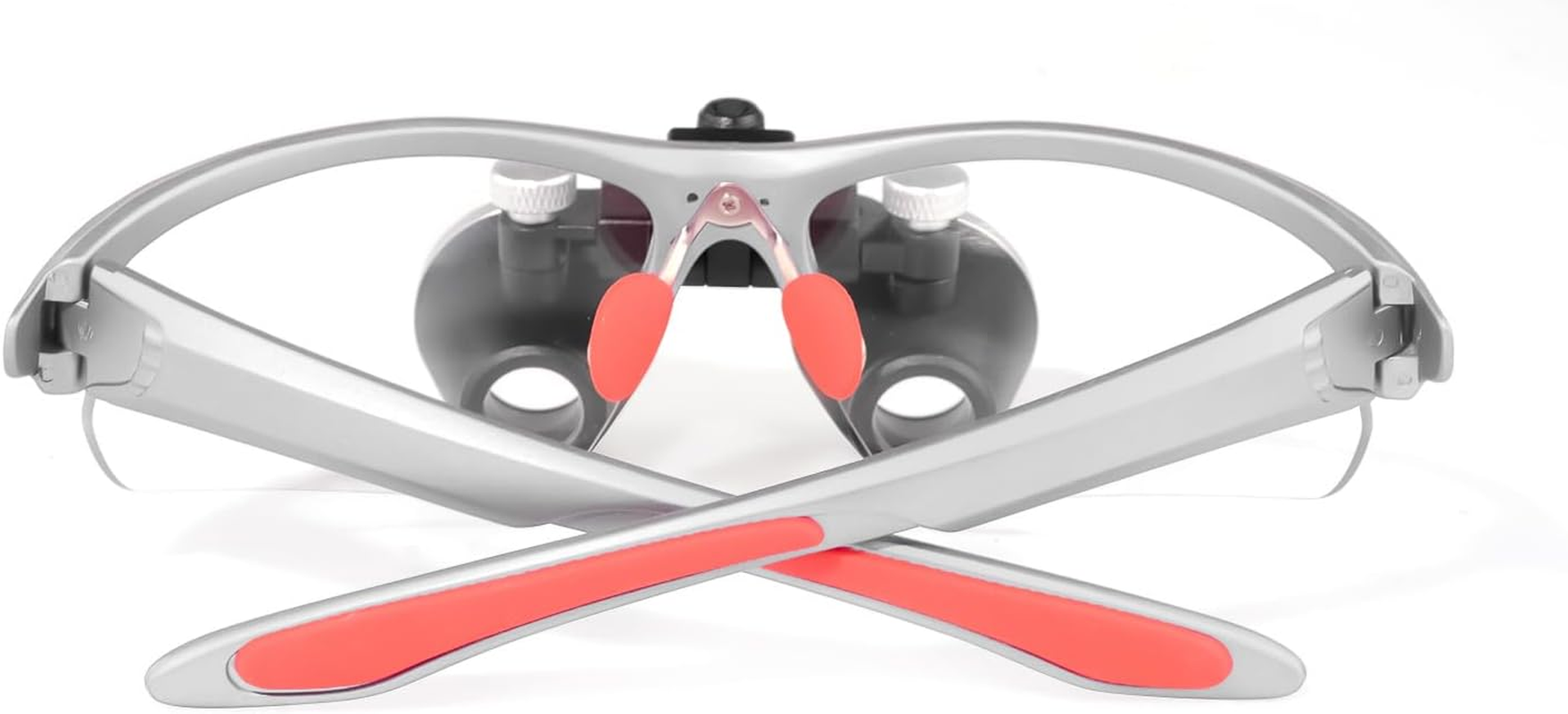 Loupes 2.5X 3.5X Magnification Binocular Magnifier Optical Glass Lens (3.5X, Silver) image number 3