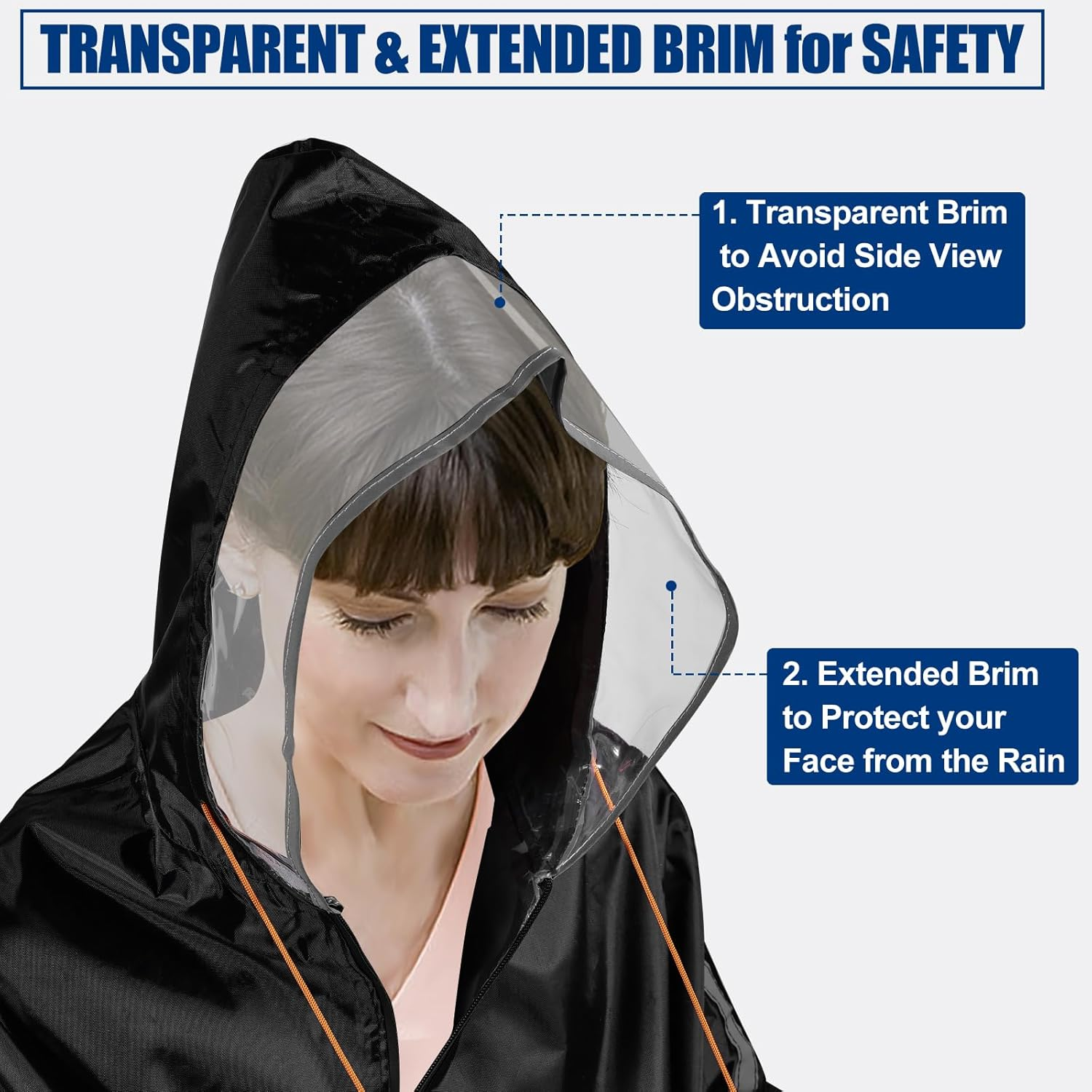 Electric Vehicle Rain Cover, Mobility Scooter Cover Waterproof Outdoor, Wheelchair Poncho, Electric Armchair Poncho Mobility Scooter Rain Cover Waterproof Rain Cape Rainsuit Cycling Rain Jacket image number 4