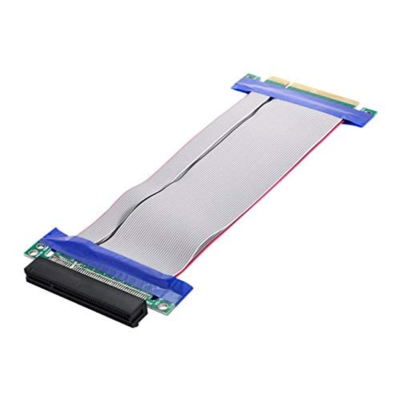 Cablecc PCI-E Express 8X to 8X Male to Female Slot Riser Extender Card Ribbon Flexible Cable 20Cm image number 6