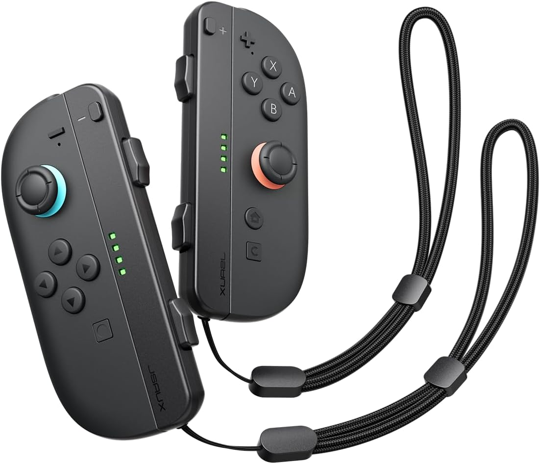 JSAUX Wrist Strap for Switch 2 (2025) Joycon, 2 Pack Joycon2 Replacement Strap Accessories for Nintendo Switch Joycon Controller, Precision Fit with Secure Lock, Ideal Accessories for Switch2 - GP0402 image number 1