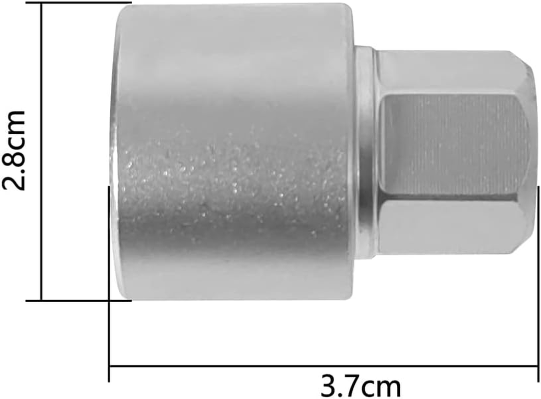 WENCHUAN Anti-Theft Screw Socket Wrench Tool Security Master Locking Wheel Nut Key 808 / H 17Mm Socket Replacement for A6 A3 A4 A5 TT image number 1