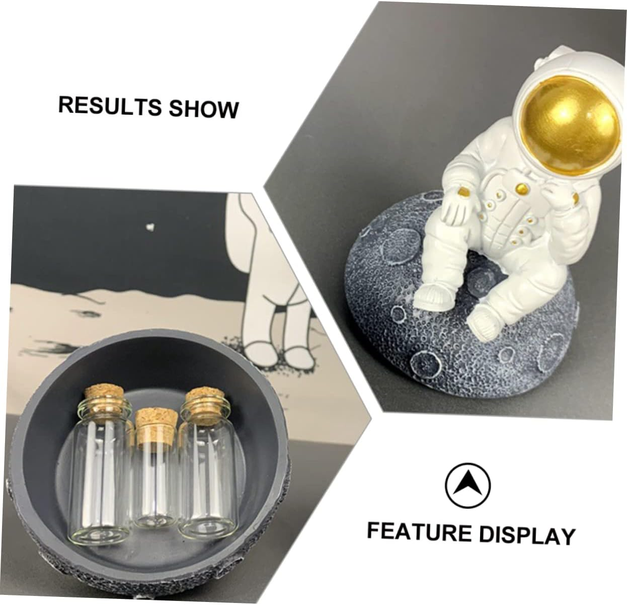 Teeth Collection Box Resin Hair Tooth Bottle Ornament Newborn Essential for Keepsake image number 5