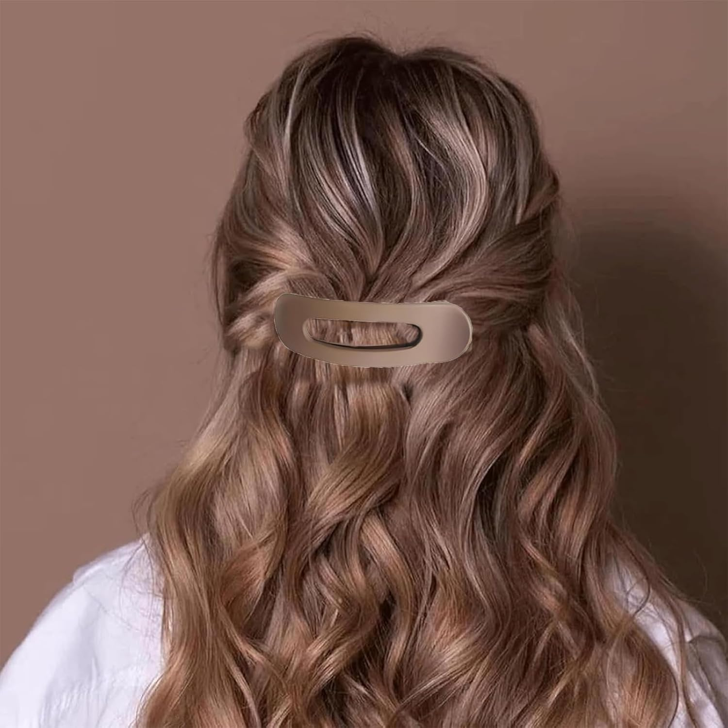 Pack of 8 Flat Hair Clips, Flat Hair Clip, Claw Clip, Hair Accessories, Perfect for Office, School, Home and Travel, Stylish and Practical Hair Accessory image number 2