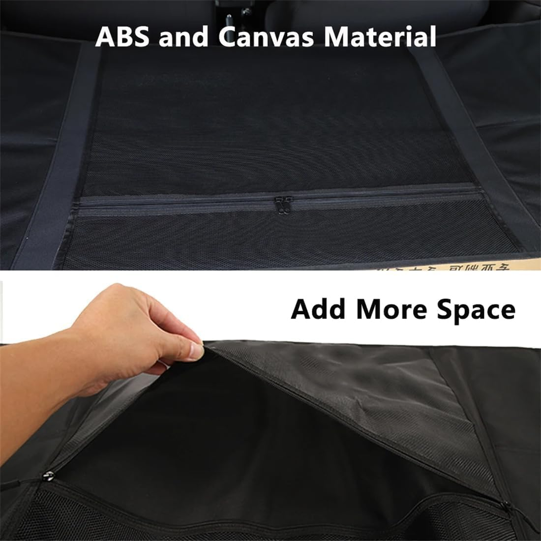 Car Trunk Organizer for Suzuki Jimny JB64 JB74 2019 2020 2021 2022 2023 2024 Rear Trunk Storage Curtain Cover with 6 Screws Large Storage Bag (Five Star) image number 6