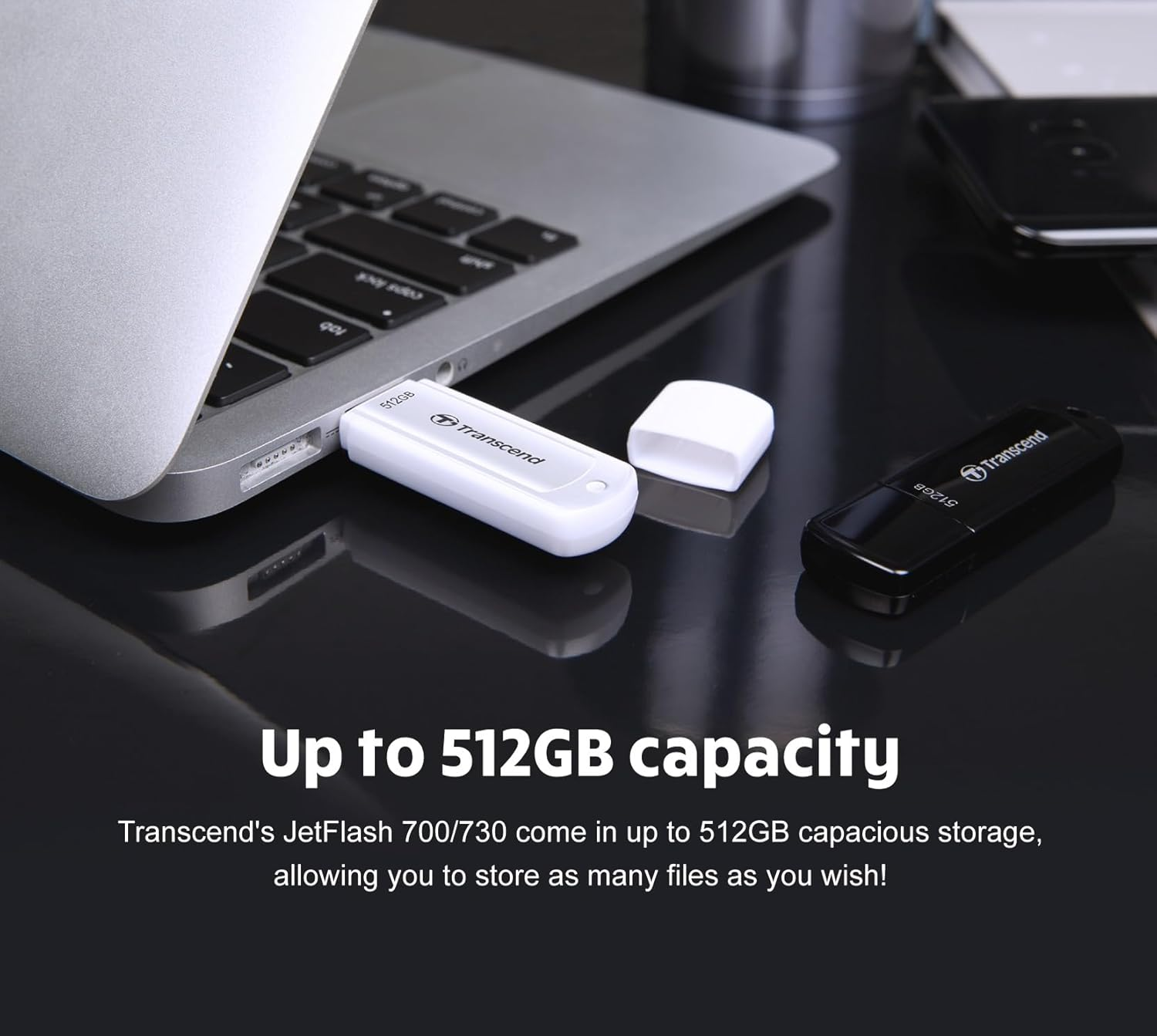 Transcend 16GB Jetflash 700 USB 3.1 Gen 1 Flash Drive USB Stick Black -TS16GJF700