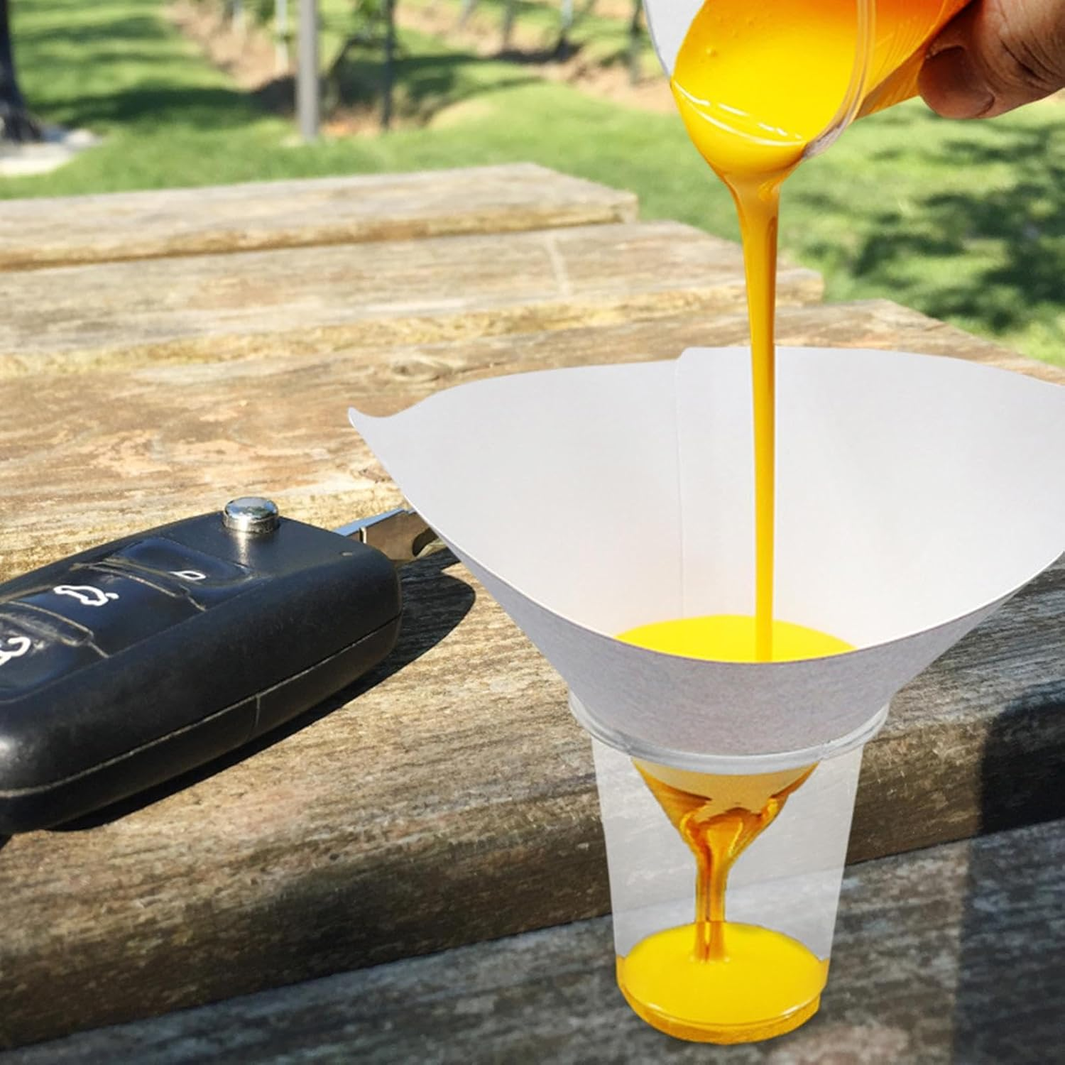 Auto Paint Filter Strainer | 230 Pcs Funnel Paint Filter Strainer Conical Shape - Fine Mesh Paint Filter Replacement for Art Painting, Automotive Spray Paint, Edible Oil Filter, Car Essentials image number 4