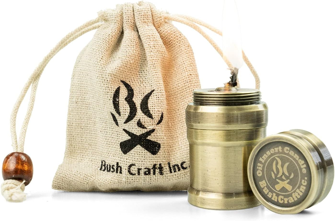 Bush Craft Bushcraft Oil Insert Candle 45 2.0 Brass Color 45Mm image number 3