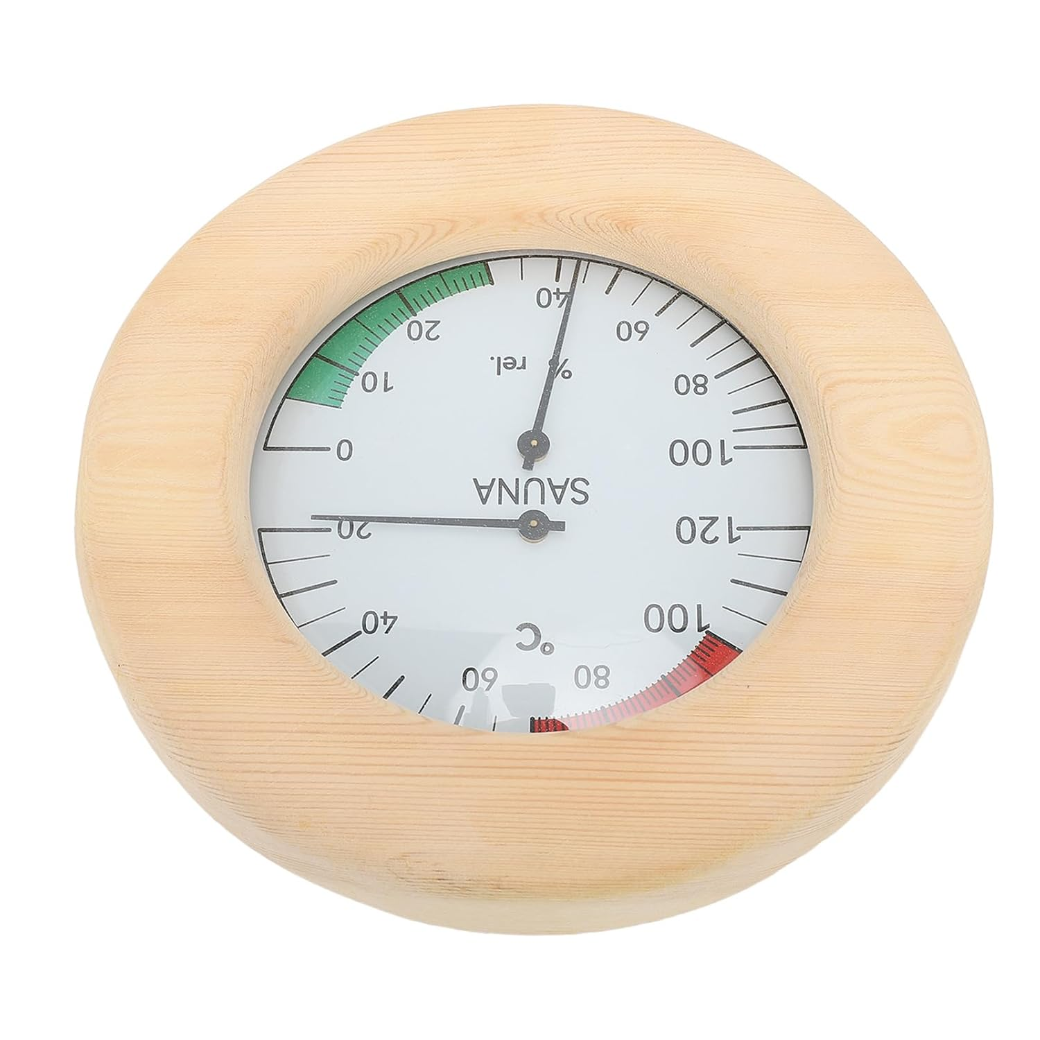 Haofy Sauna Hygrothermograph, 2 in 1 Wall-Mount-Echtzeit Monitoring for Sauna Room, Thermometer and Hygrometer image number 4