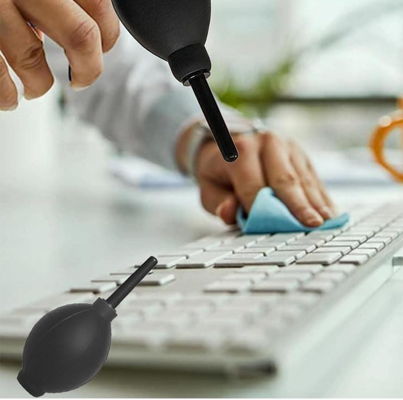 2Pack Soft Tip Silicone Air Blower Blaster Pump Dust Cleaner,Dust Blower Dust Cleaner Lens Blower Air Blaster,Air Blower Dust Cleaner with Soft Silicone Air Nozzle,Rubber Dust Blower with Soft Nozzle