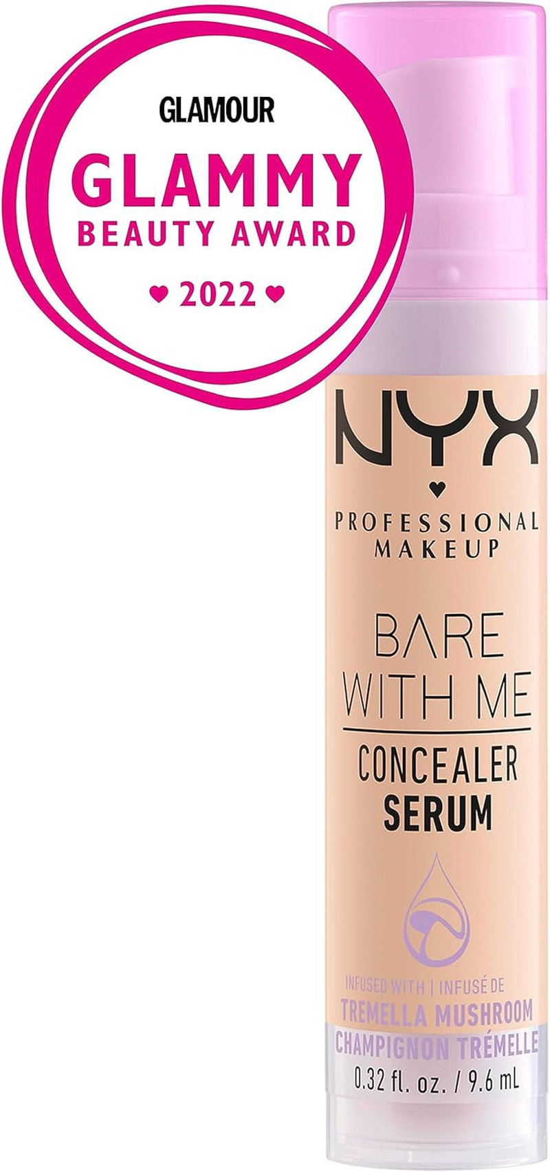 NYX Professional Makeup Bare with Me Concealer Serum 9.6 Ml, 5.7 Light Tan (Pack of 2) image number 5