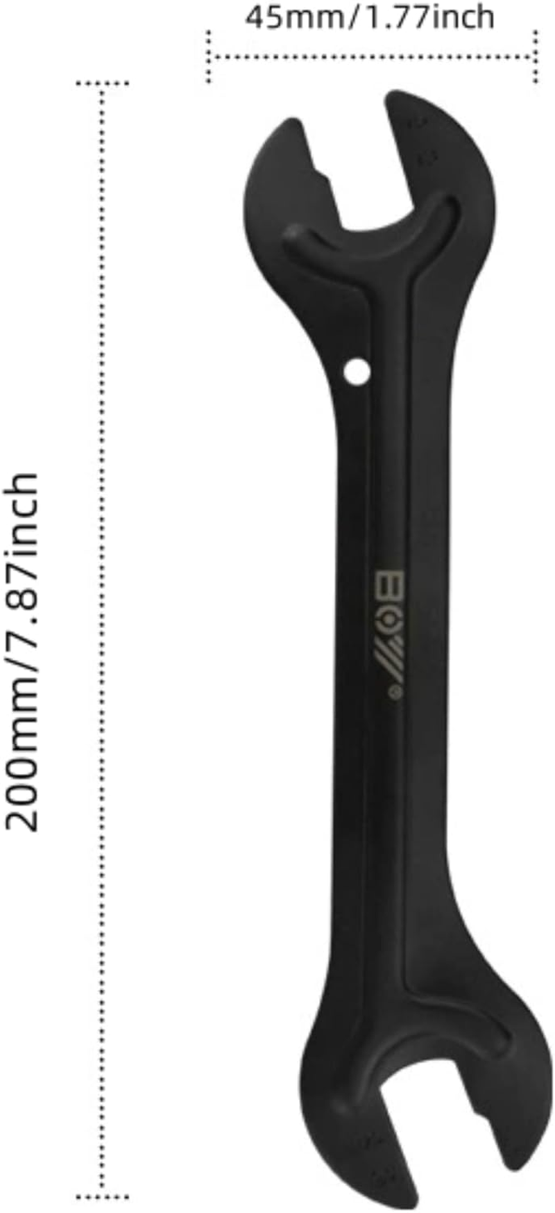 Phidinova Bicycle Pedal Cone Wrench, TPU Material, 7 X 7 X 2.2 Cm (2PCS Wrench 13-14-15-16Mm) - Boy17-18-19Mm image number 2