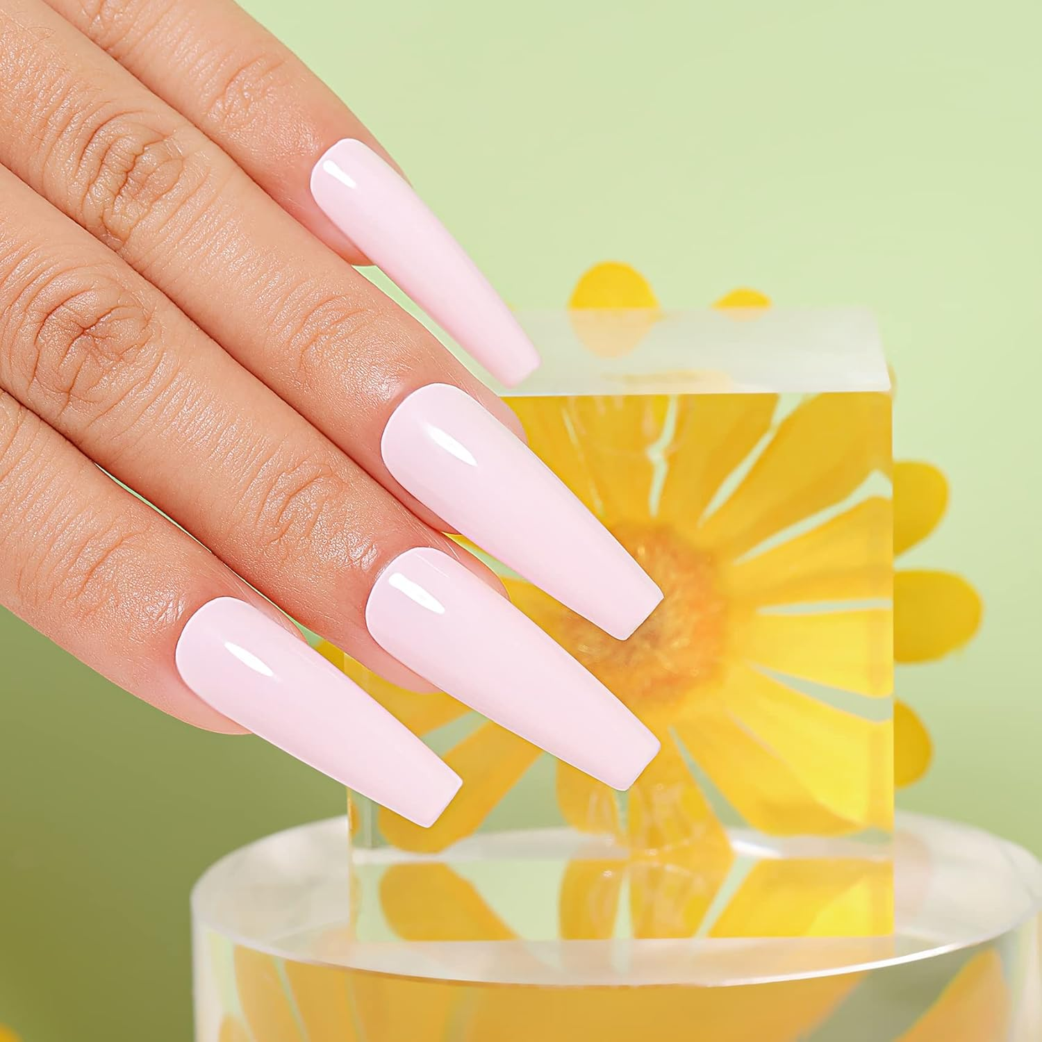 AIMEILI Pink Gel Nail Polish Soak off U V LED Hema Free Gel Polish Colors for Nail Art DIY Gel Nail Manicure Kit Set of 4Pcs X 10Ml - Kit Set 27 image number 6