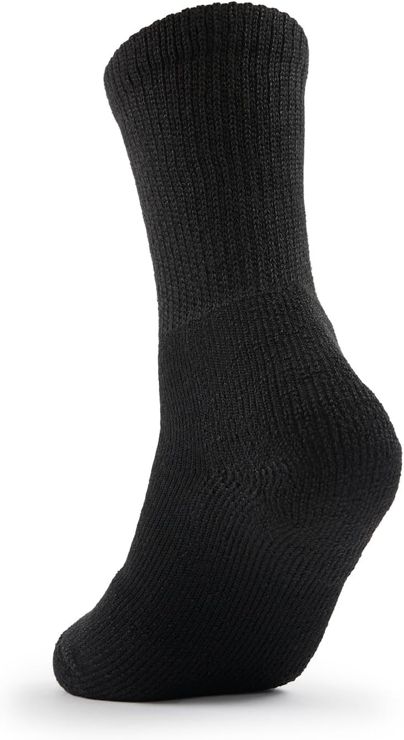 Thorlos Men S Tx Max Cushion Crew Tennis Socks - Large, Black (1 Pair) image number 5