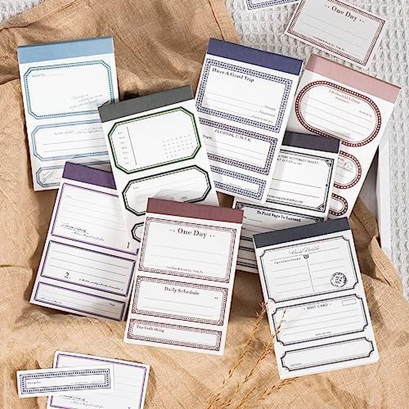 Alideco 400Pcs Scrapbook Paper Vintage Basic and Versatile Scrapbooking Paper for Journaling Supplies, Decorative Craft for Junk Journals (Zhijianyouju)