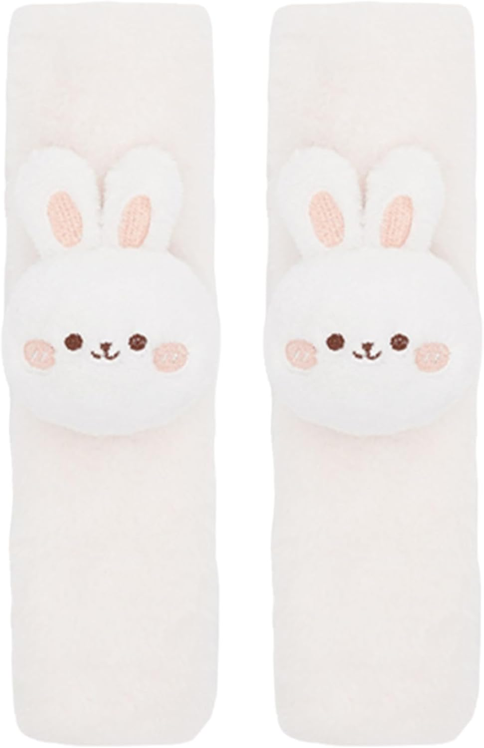 Seatbelt Covers, 1 Pair Cute Bunny Plush Seatbelt Cushion with Fastening Tape, Soft Shock Absorbent Seat Belt Pad for Car, Truck, and SUV image number 5