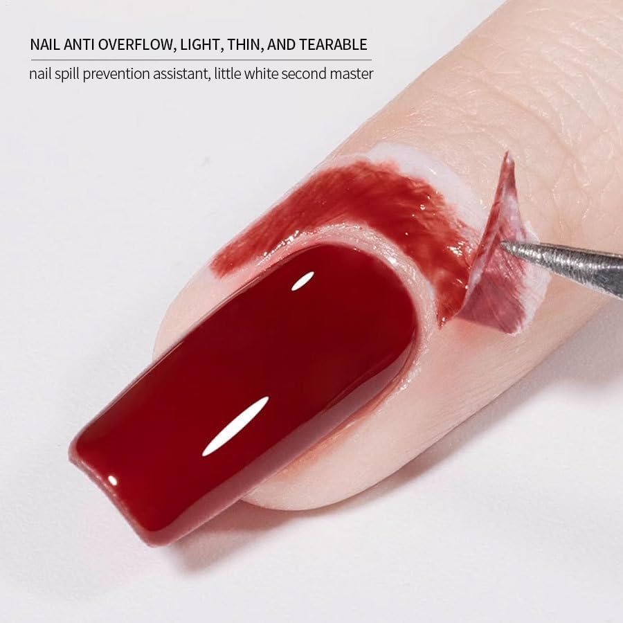 Peel off Base Gel | Peel off Base Coat Nail Polish - Easy Removal Strong Adhesion Dry Fast Arts 15Ml Glue for Daily Salon Home Carnival Personal Wedding image number 5