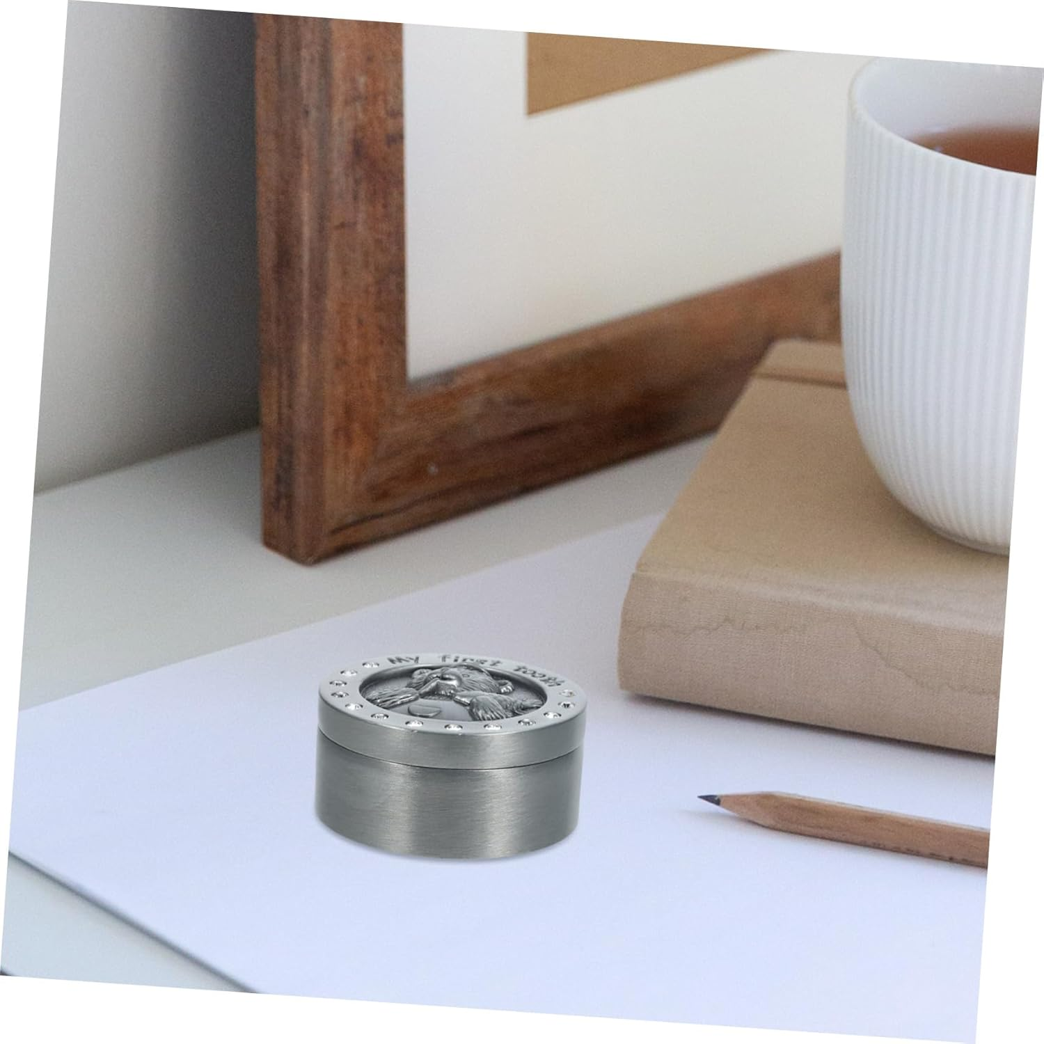 Teeth Storage Box Metal Tooth Box Keepsake Products Storage Container for Party image number 6