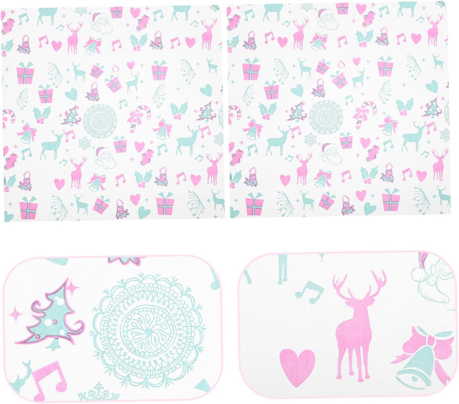 Greaseproof Paper Sheets 100 Pcs Food Grade Wrap Paper for Sandwiches Burger Wrappers image number 5