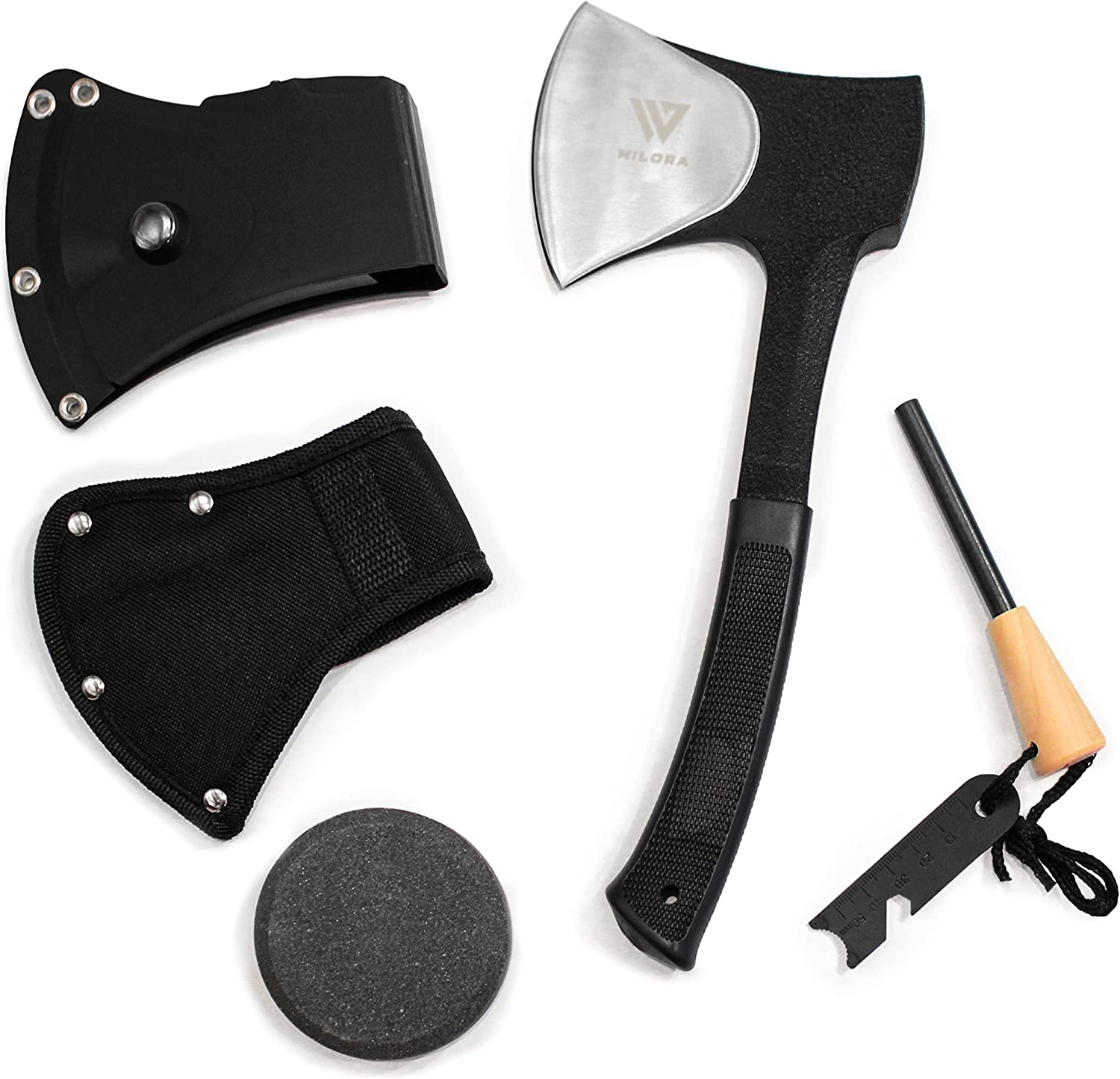 Wilora Hatchet, Includes Flint and Sharpener Stone image number 2