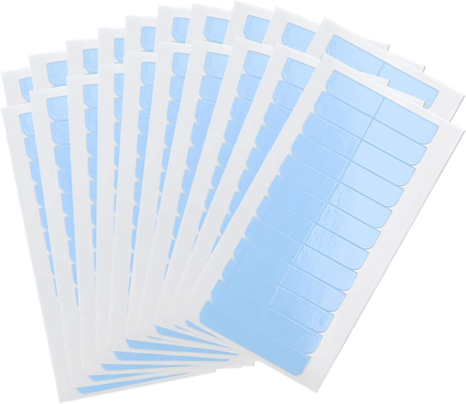 480 Pieces Hair Extension Tape, Strong Hold Tape Hair Extensions, Invisible Adhesive Hair Extension Tape, Suitable for Hair Extensions, Salon Use, At-Home Styling Long-Lasting Wear image number 1