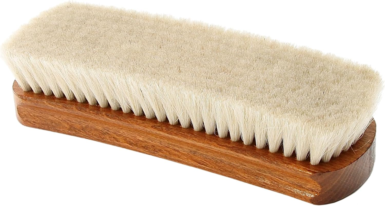 Columbus Shoe Brush, for Finishing, German Brush 9, Goat Hair, Shoe Polishing, Shoe Care, White, 約17Cm image number 3