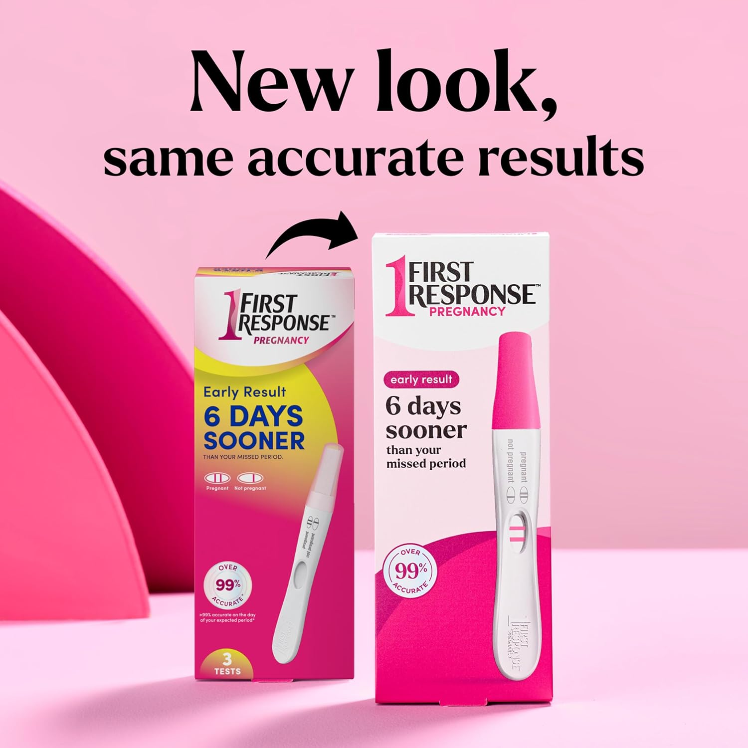 First Response Early Result Pregnancy Test, 3 Count (Packaging & Test Design May Vary) image number 1